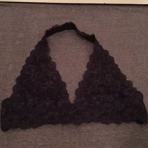 Free People Galloon Lace Halter Bra